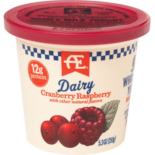 Cranberry Raspberry Whole Milk Yogurt
