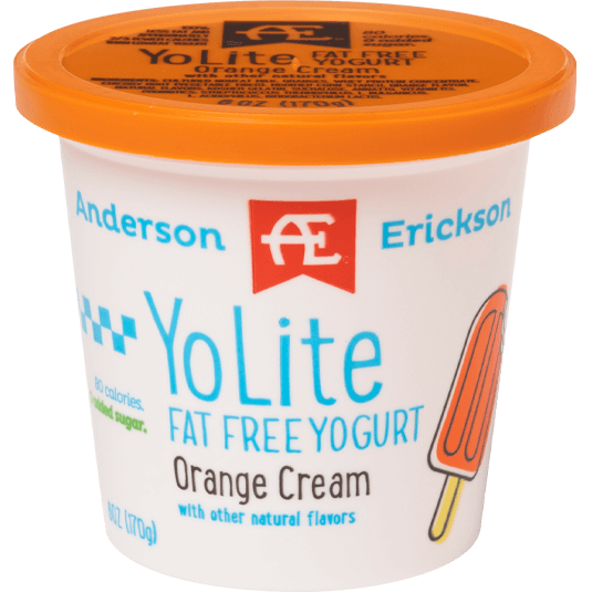 YoLite Orange Cream Fat Free Yogurt