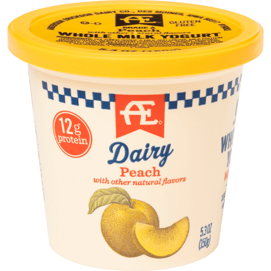 Peach Whole Milk Yogurt