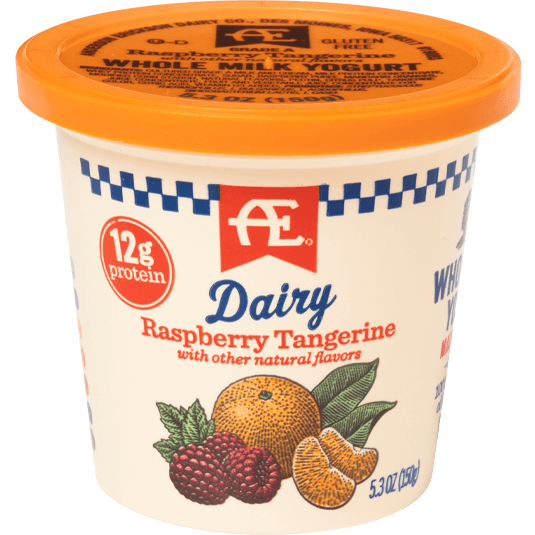 Raspberry Tangerine Whole Milk Yogurt