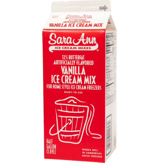 Sara Ann Premium Vanilla Ice Cream Mix