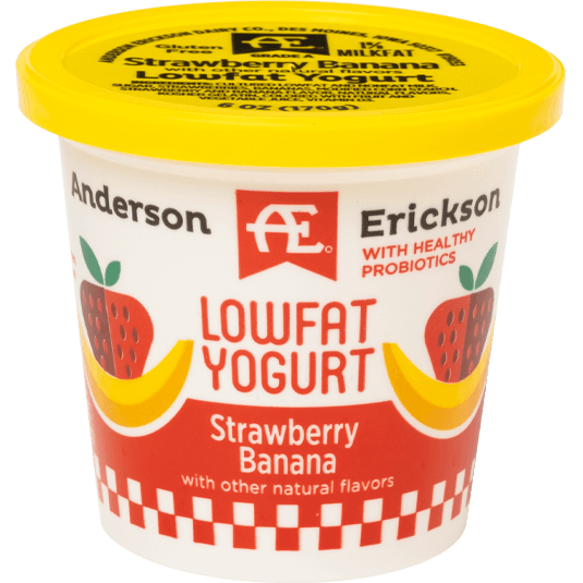 Strawberry Banana Lowfat Yogurt