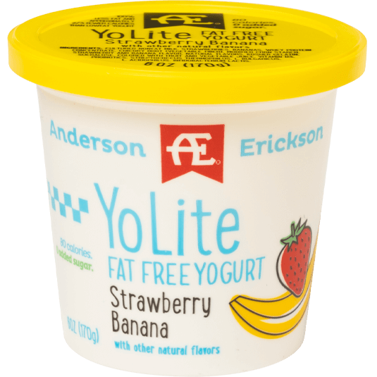 YoLite Strawberry Banana Fat Free Yogurt