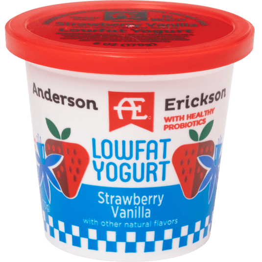 Strawberry Vanilla Lowfat Yogurt